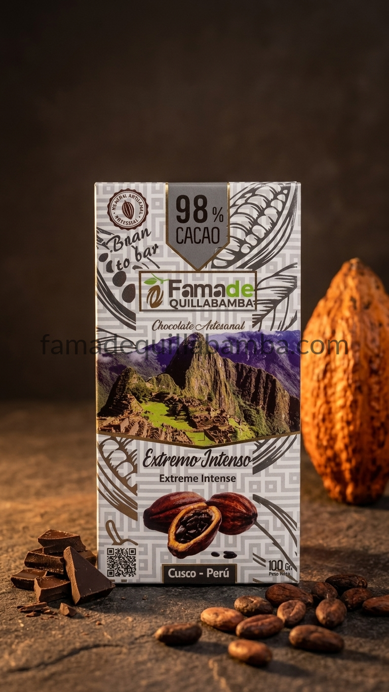 Cacao 98% Extremo Intenso | Chocolate Puro Artesanal 100 g - vista 4