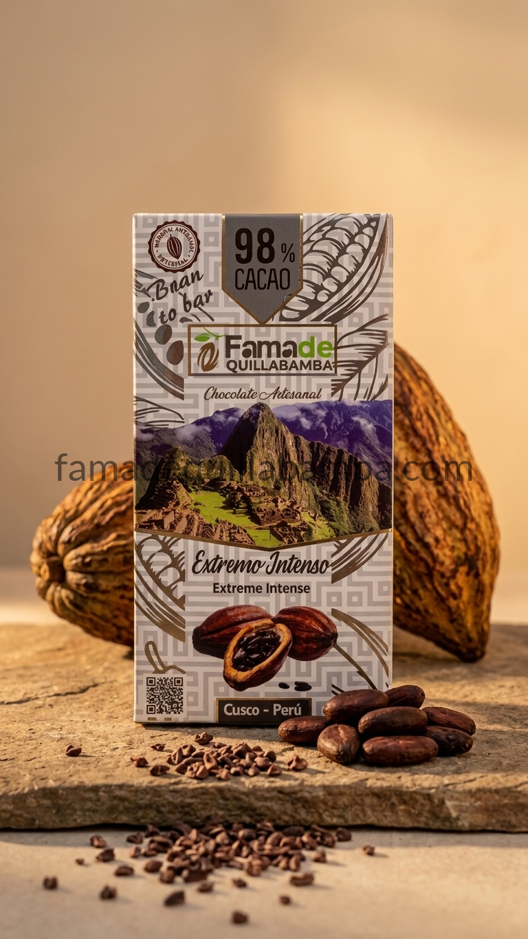 Cacao 98% Extremo Intenso | Chocolate Puro Artesanal 100 g - vista 7