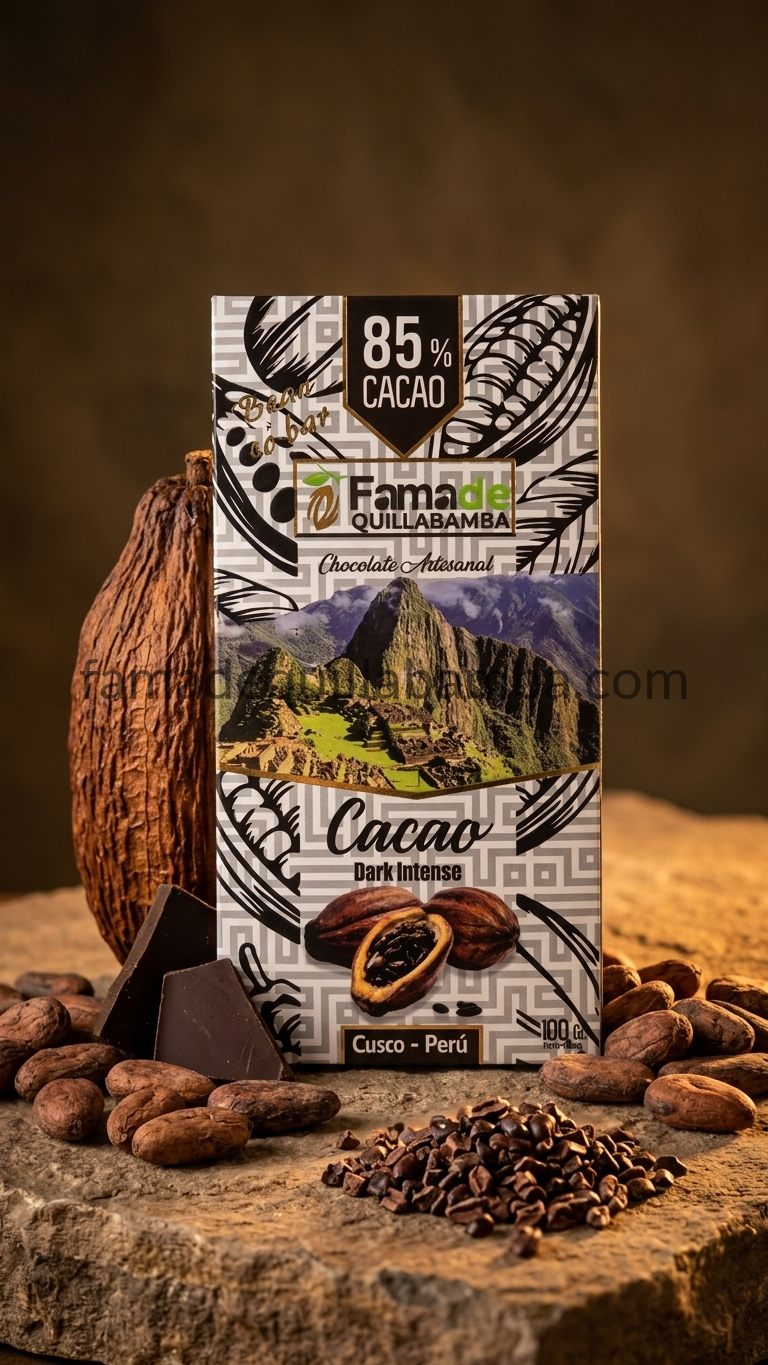 CHOCOLATE 85% - Cacao Intenso - Barra 50 gr - Vista 2