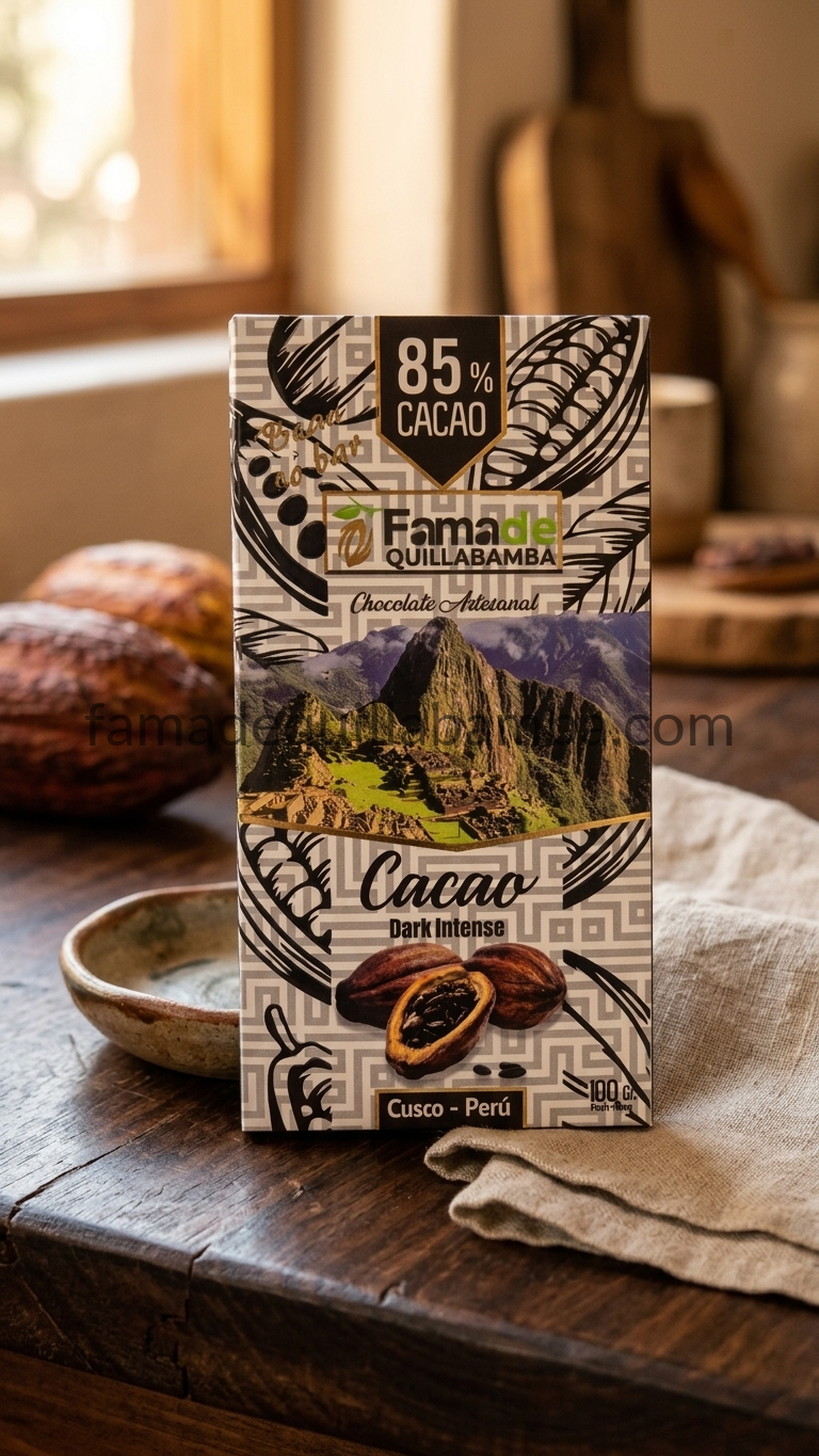 CHOCOLATE 85% - Cacao Intenso - Barra 50 gr - Vista 3