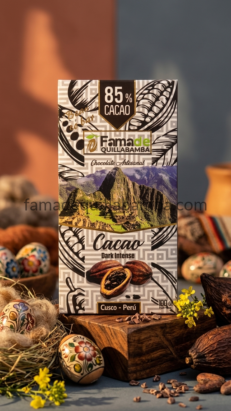 CHOCOLATE 85% - Cacao Intenso - Barra 50 gr - Vista 4