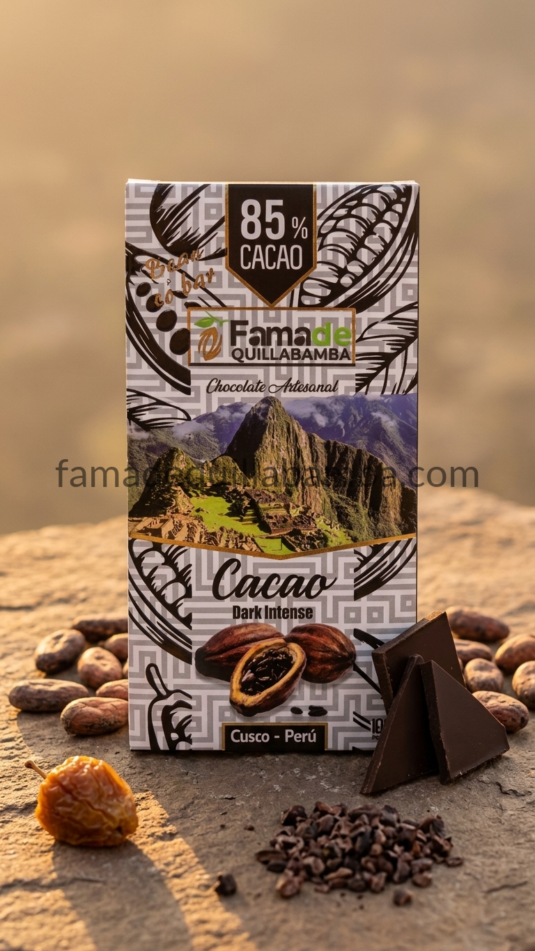 CHOCOLATE 85% - Cacao Intenso - Barra 50 gr - Vista 5