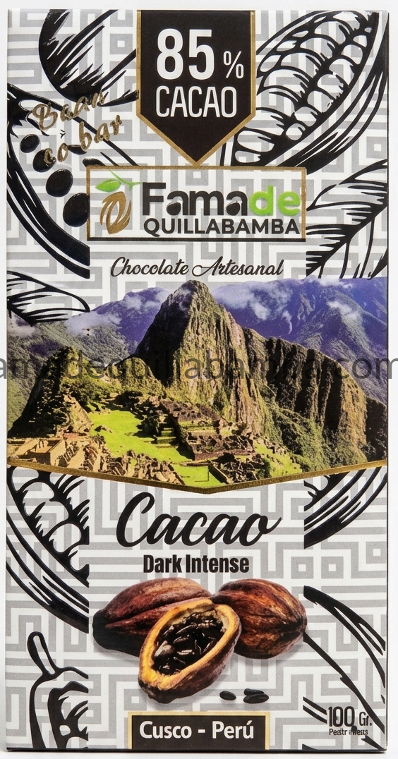 CHOCOLATE 85% - Cacao Intenso - Barra 50 gr
