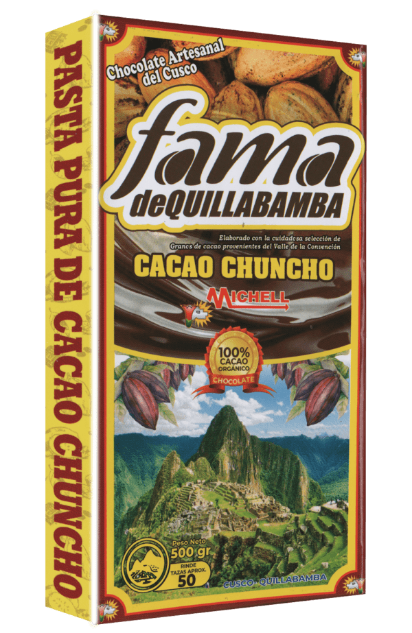 Chocolate en Pasta Pura de Cacao – 500 gramos