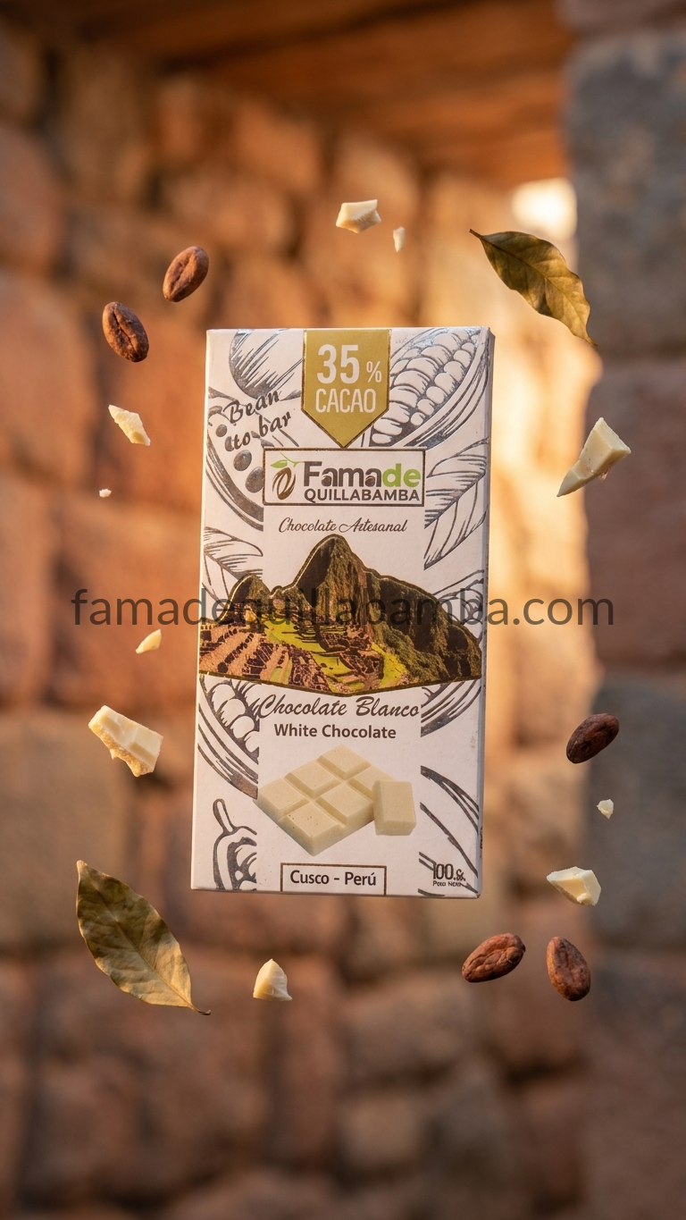 Chocolate Blanco Artesanal 35% Cacao | Barra 100 g - vista 6