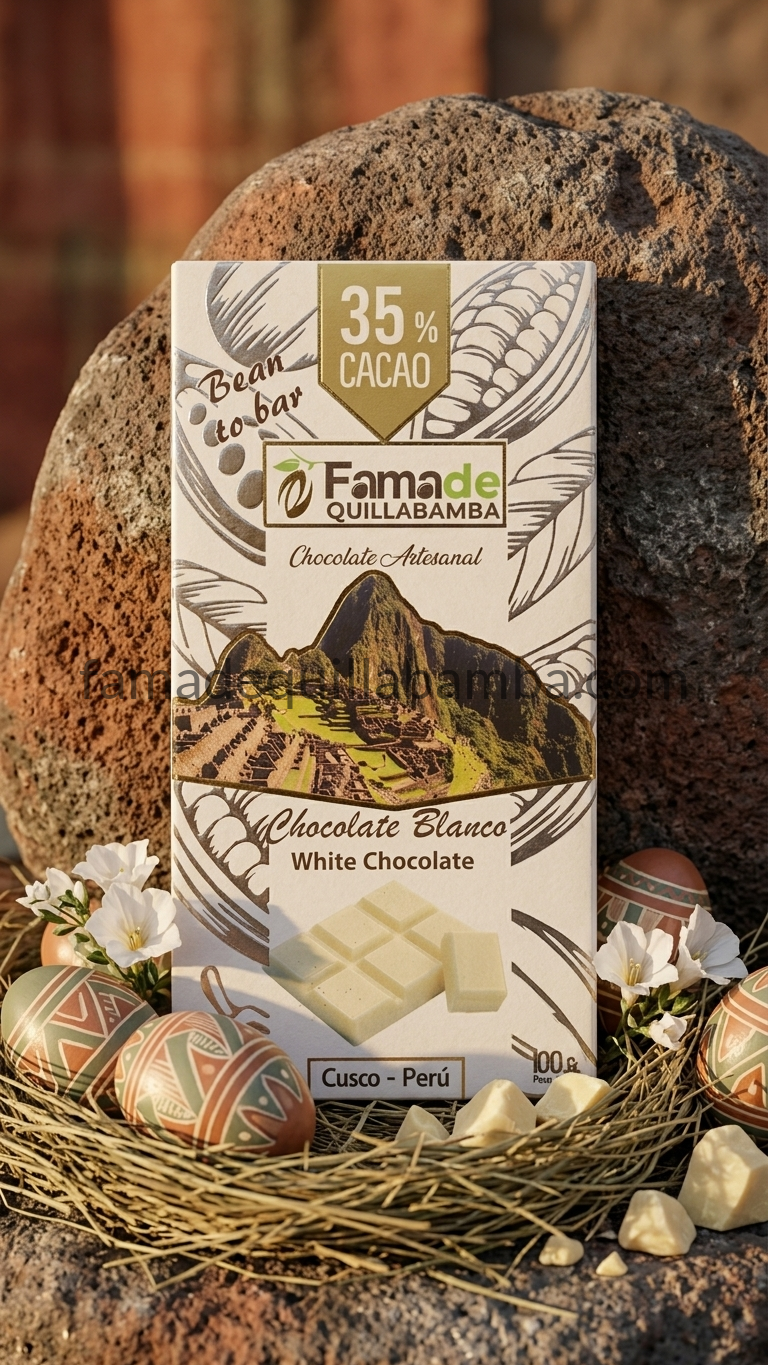 Chocolate Blanco Artesanal 35% Cacao | Barra 100 g - vista 7
