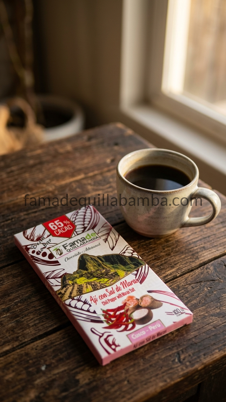 Chocolate con Ají y Sal de Maras 65% Cacao | Barra 100 g - vista 5