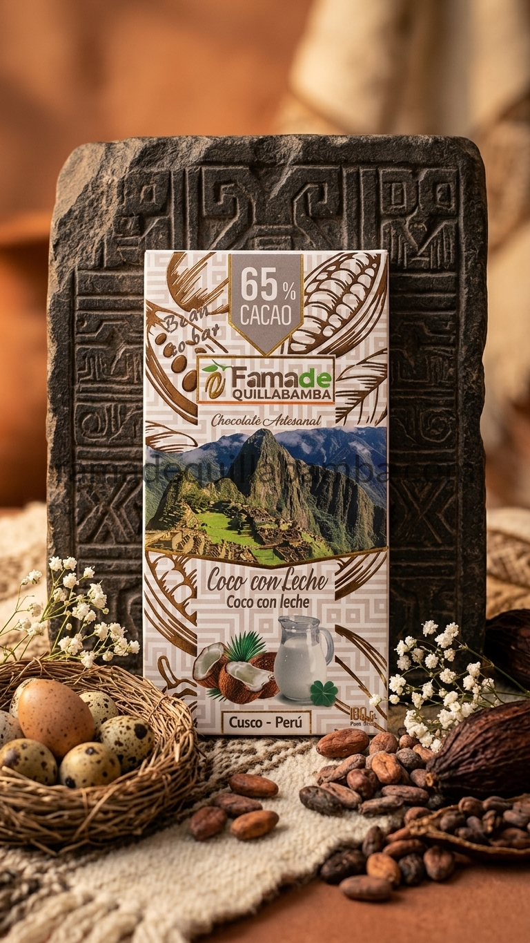 Chocolate con Coco y Leche 65% Cacao | Barra 100 g - vista 6