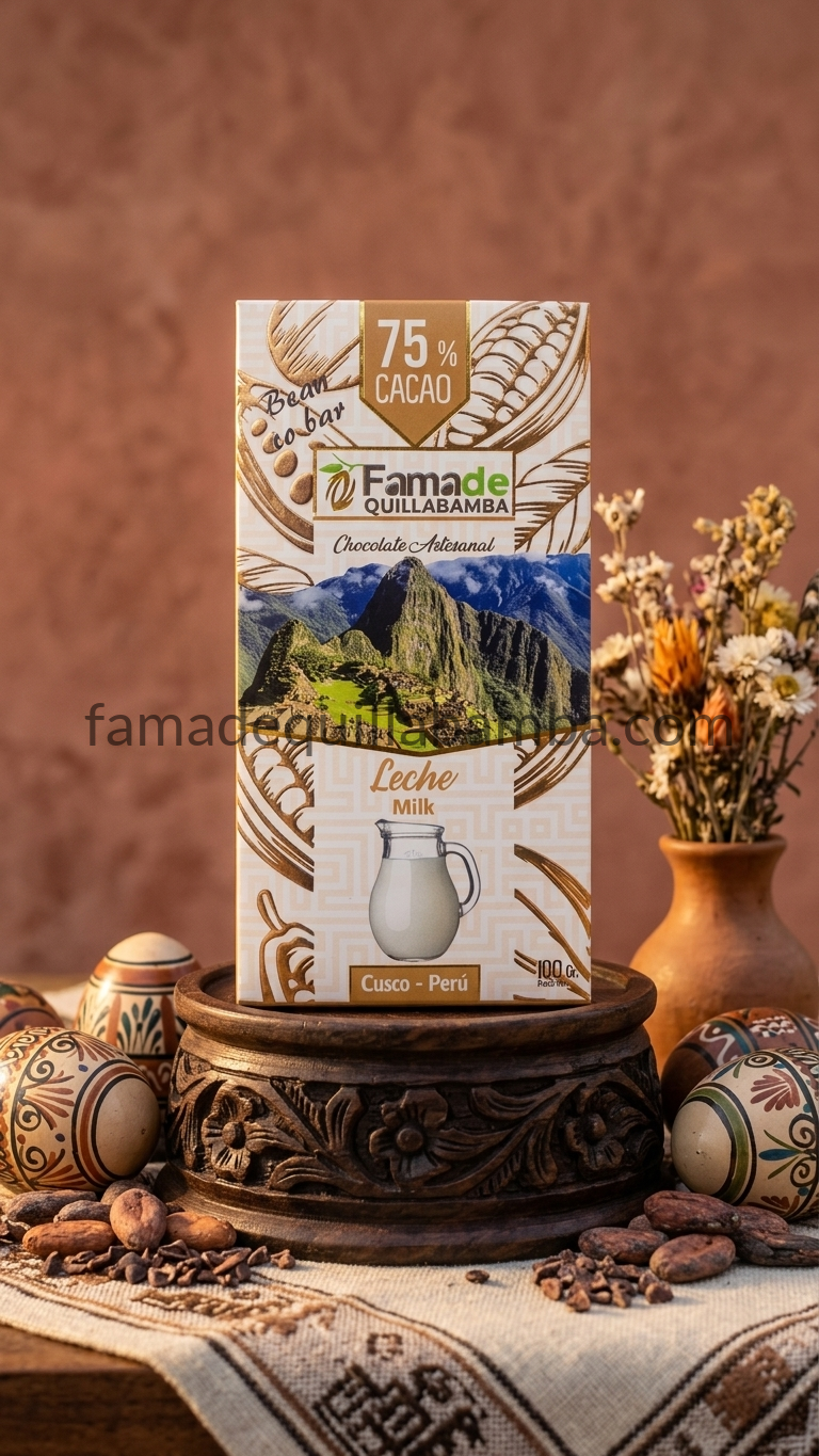 CHOCOLATE 75% - Chocolate con Leche - Barra 100g - Vista 3