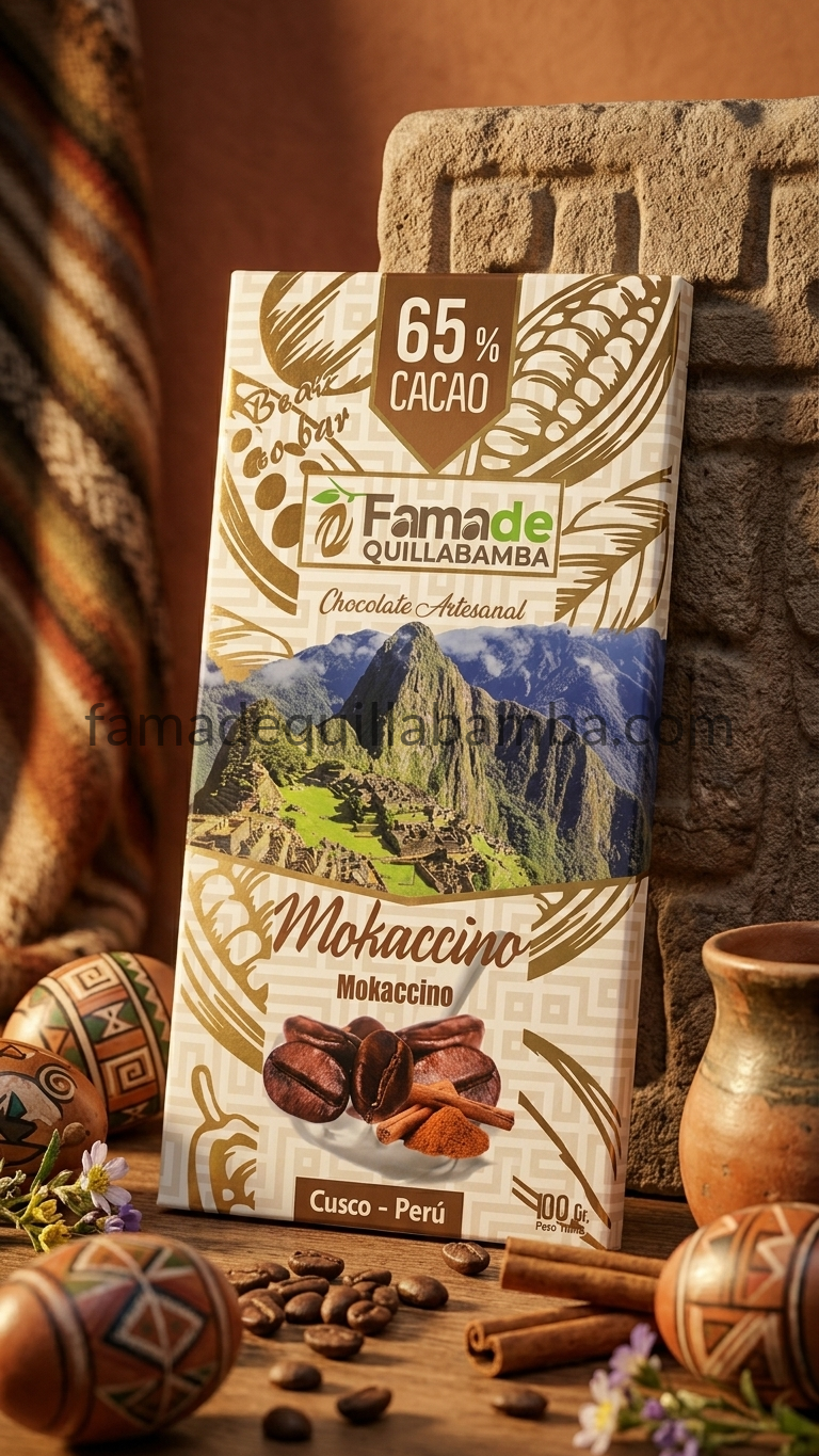 CHOCOLATE 65% - Chocolate Mokaccino con Café - Barra 100g - Vista 5