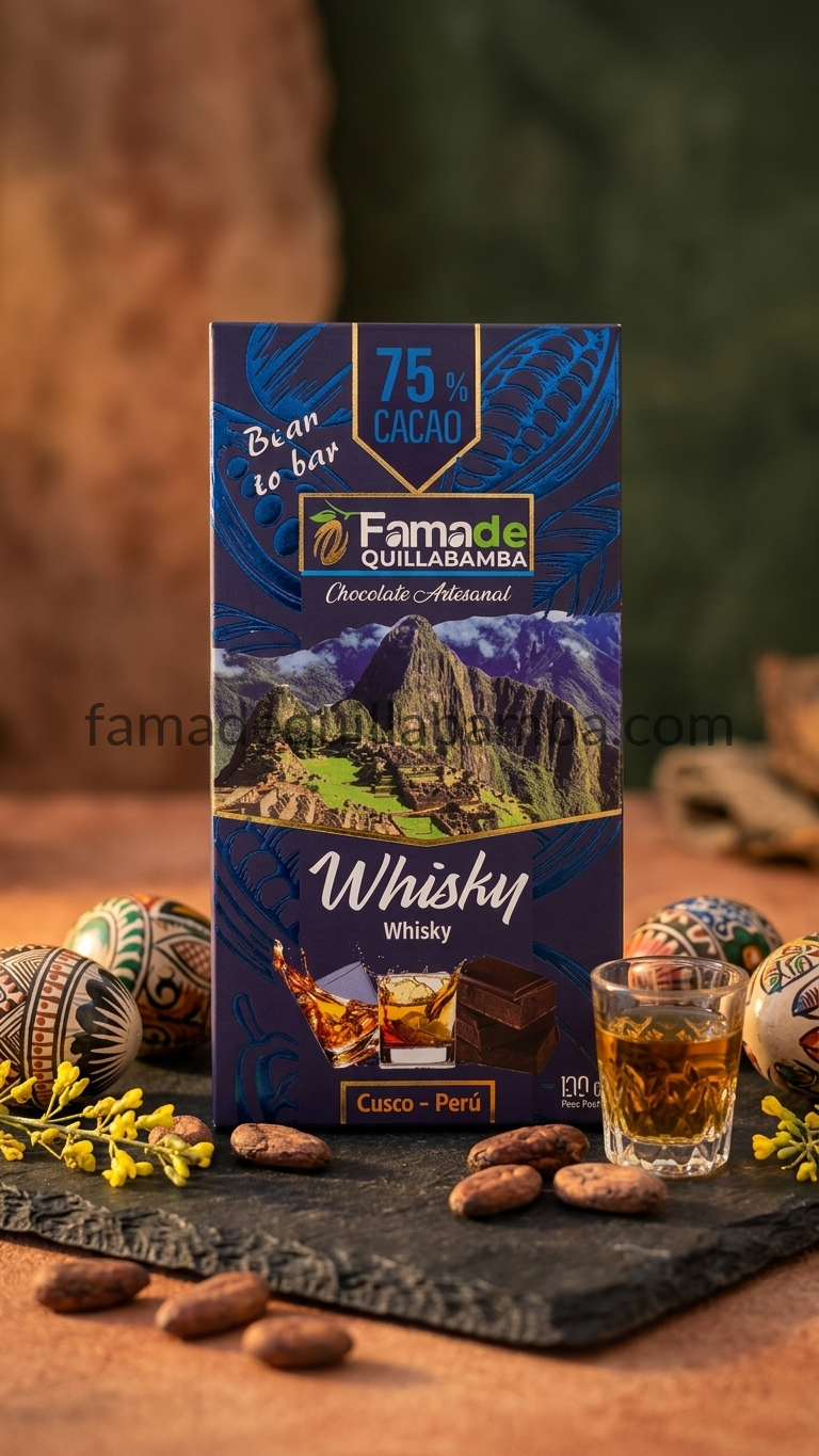 Chocolate Sabor Whisky 75% Cacao | Barra 100 g - vista 12
