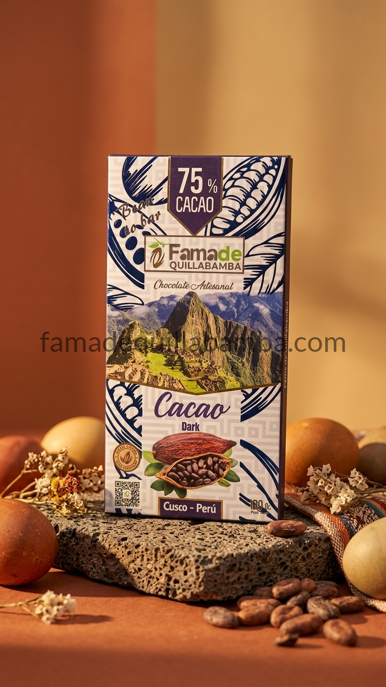CACAO 75% - Cacao en Barra Artesanal - Barra 100g - Vista 11