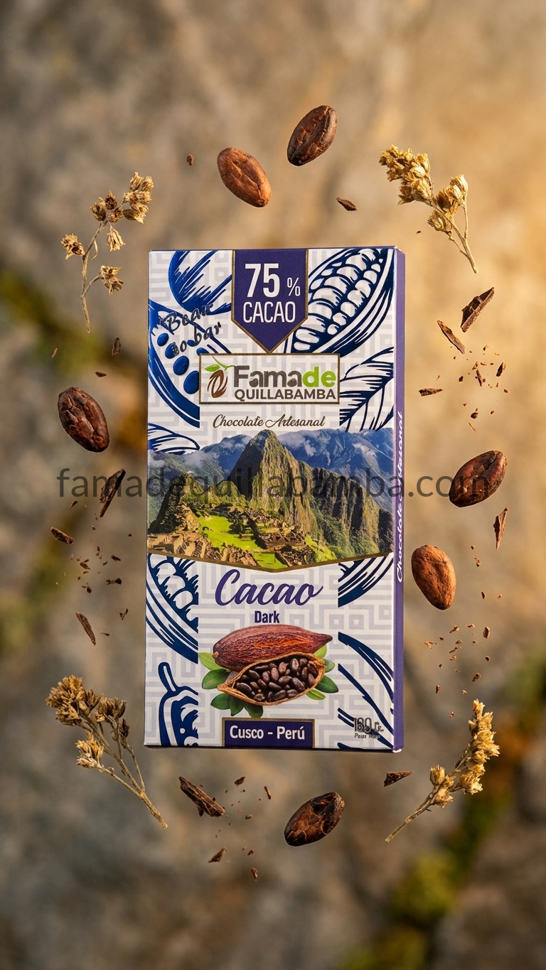 CACAO 75% - Cacao en Barra Artesanal - Barra 100g - Vista 5
