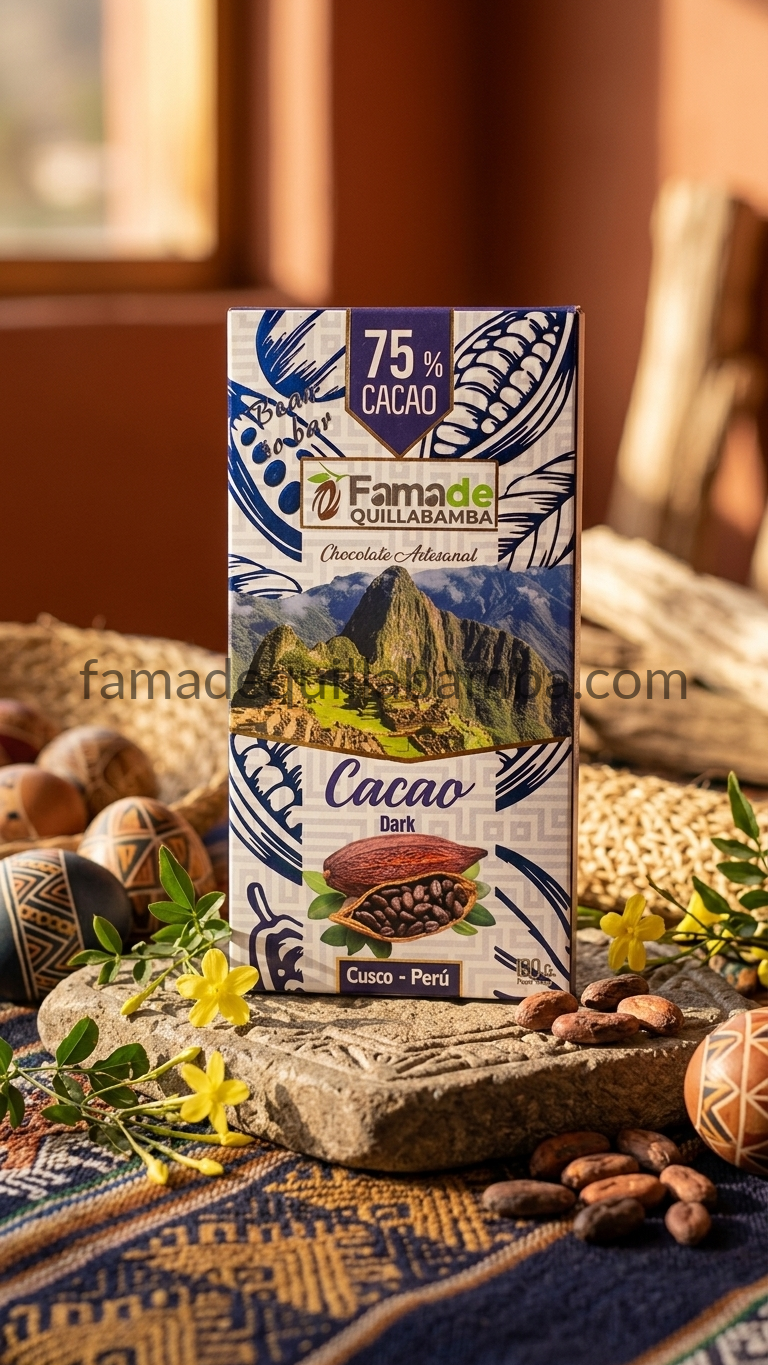 CACAO 75% - Cacao en Barra Artesanal - Barra 100g - Vista 6
