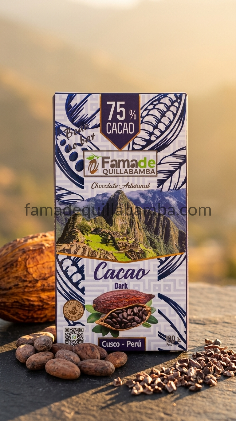 CACAO 75% - Cacao en Barra Artesanal - Barra 100g - Vista 13