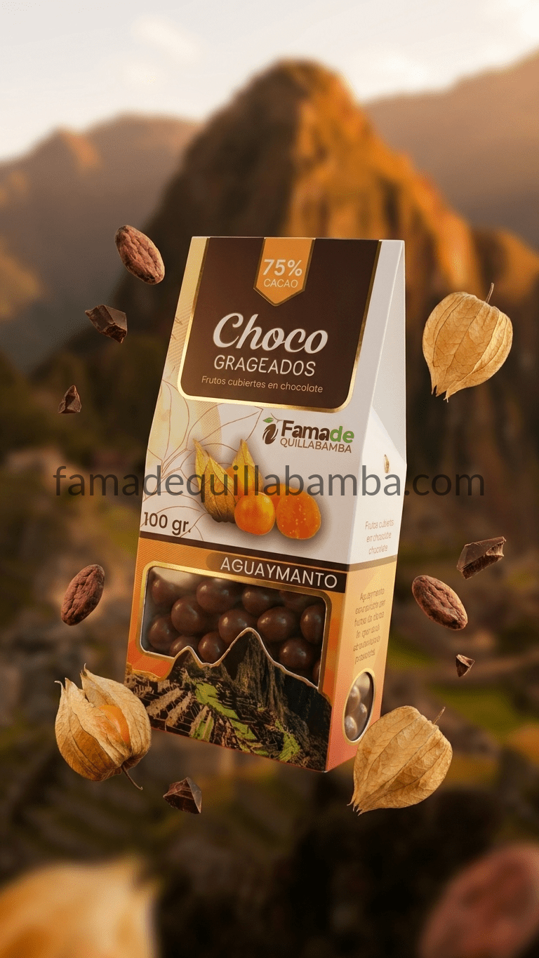CHOCOLATE 75% - Aguaymanto con Chocolate - Presentación estándar - Vista 4