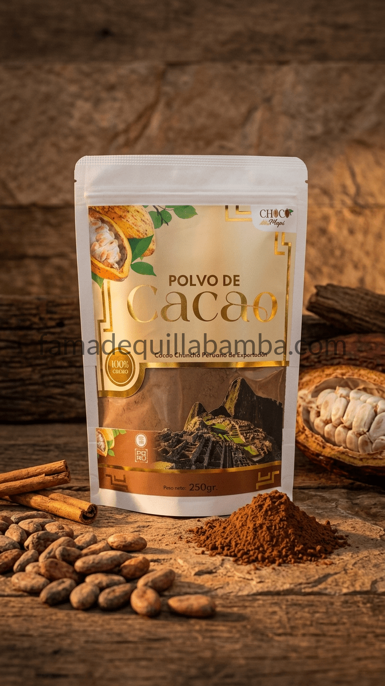 CACAO EN POLVO - Cacao en Polvo Puro - Origen Quillabamba, Cusco - 250 gr - Vista 4