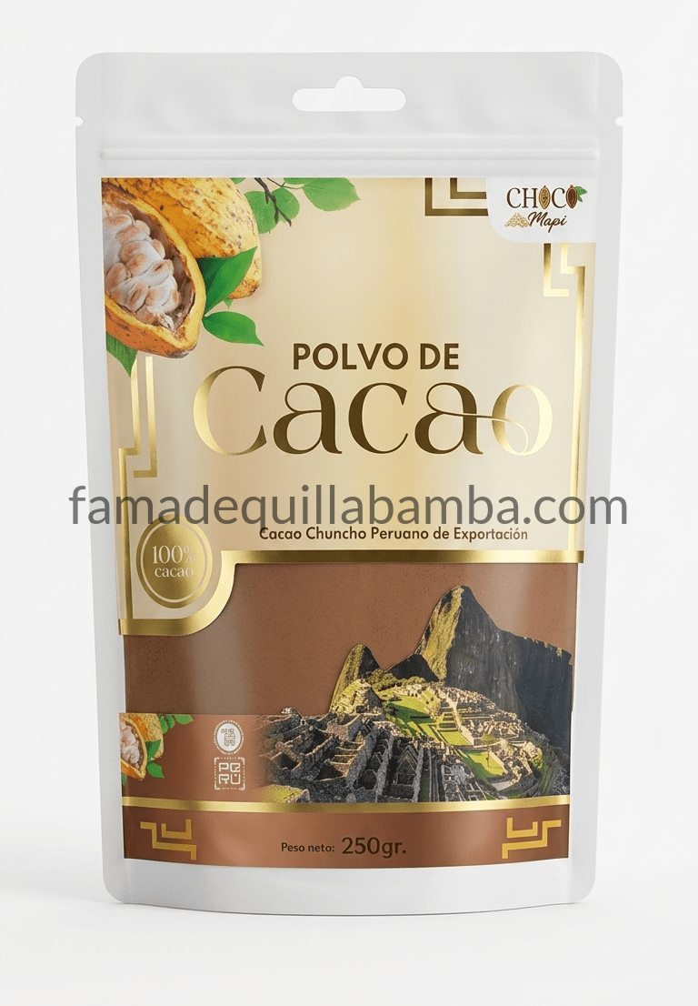 CACAO EN POLVO - Cacao en Polvo Puro - Origen Quillabamba, Cusco - 250 gr