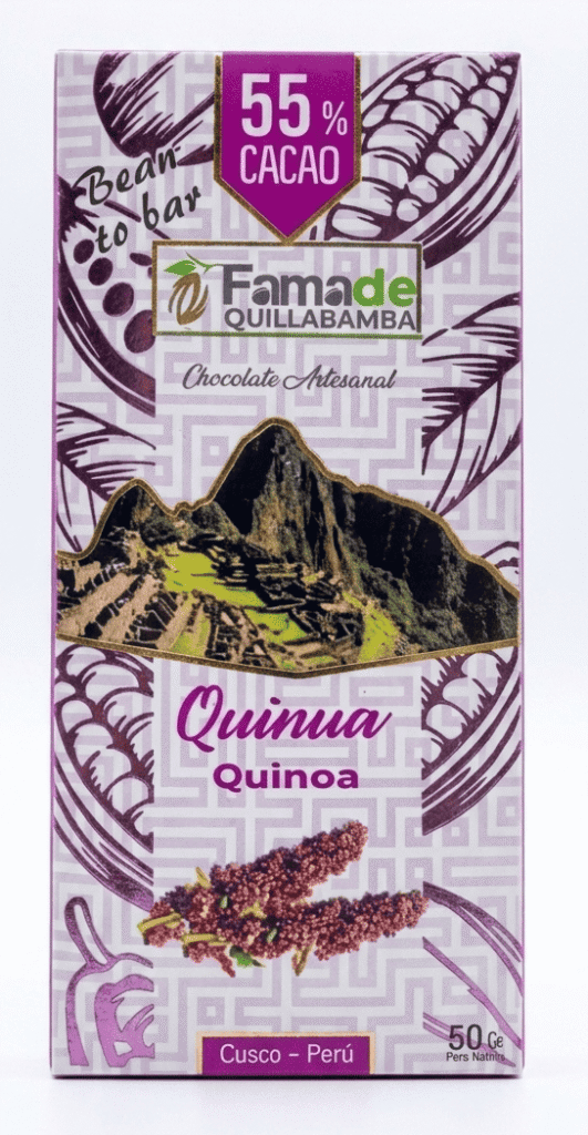 Chocolate con Quinua 55% Cacao | Barra 50g