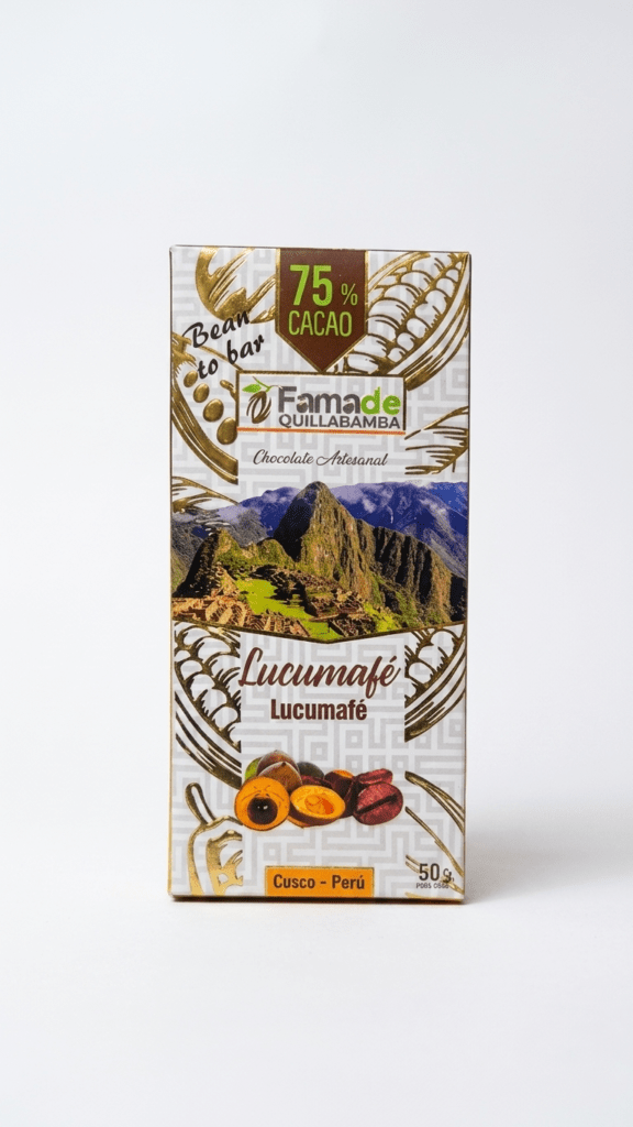 Chocolate con Lúcuma y Café 75% Cacao | Barra 50 g