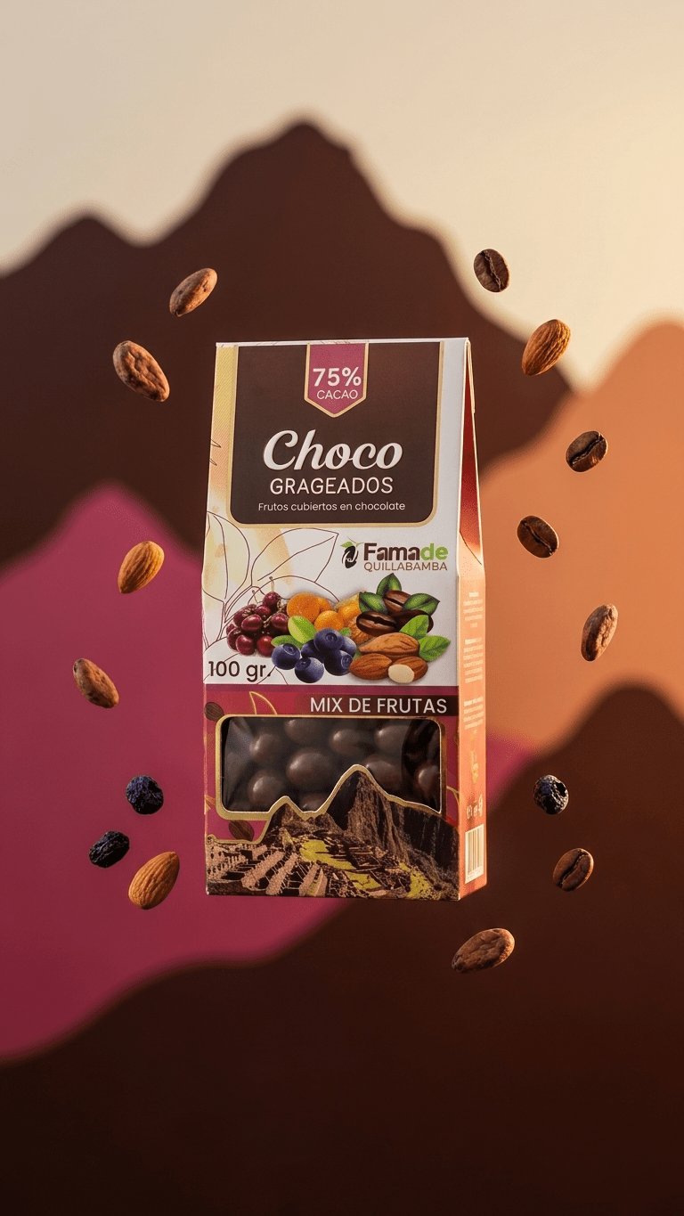 Mix de Frutas con Chocolate 75% Cacao: imagen 4