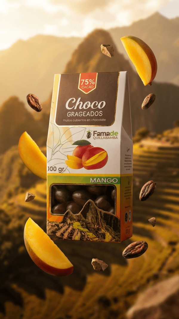 Mango con Chocolate 75% Cacao