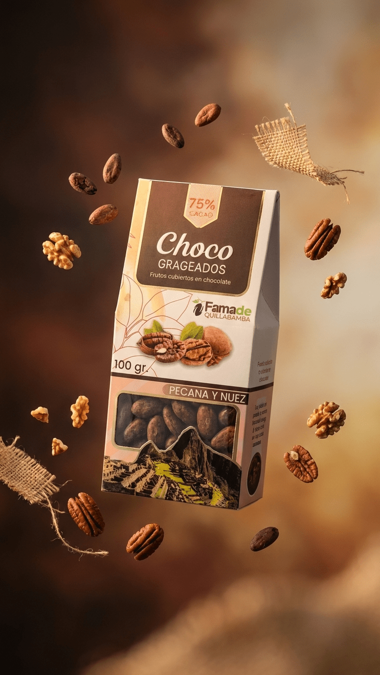 Pecanas y Nueces con Chocolate 75% Cacao: imagen 4