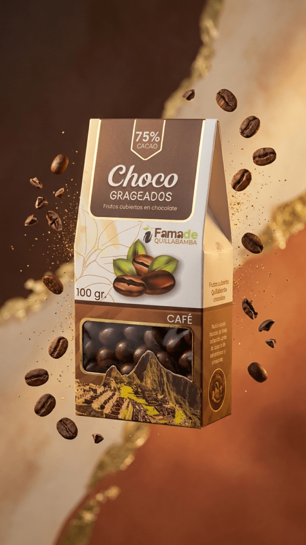 Granos de Café con Chocolate 75% Cacao