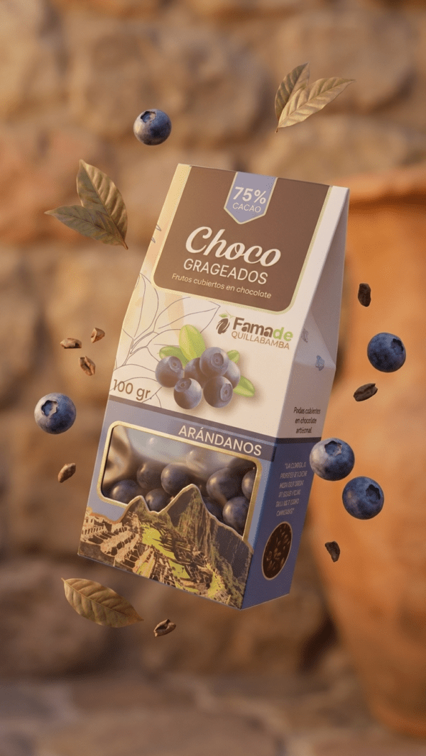 Arándanos con Chocolate 75% Cacao