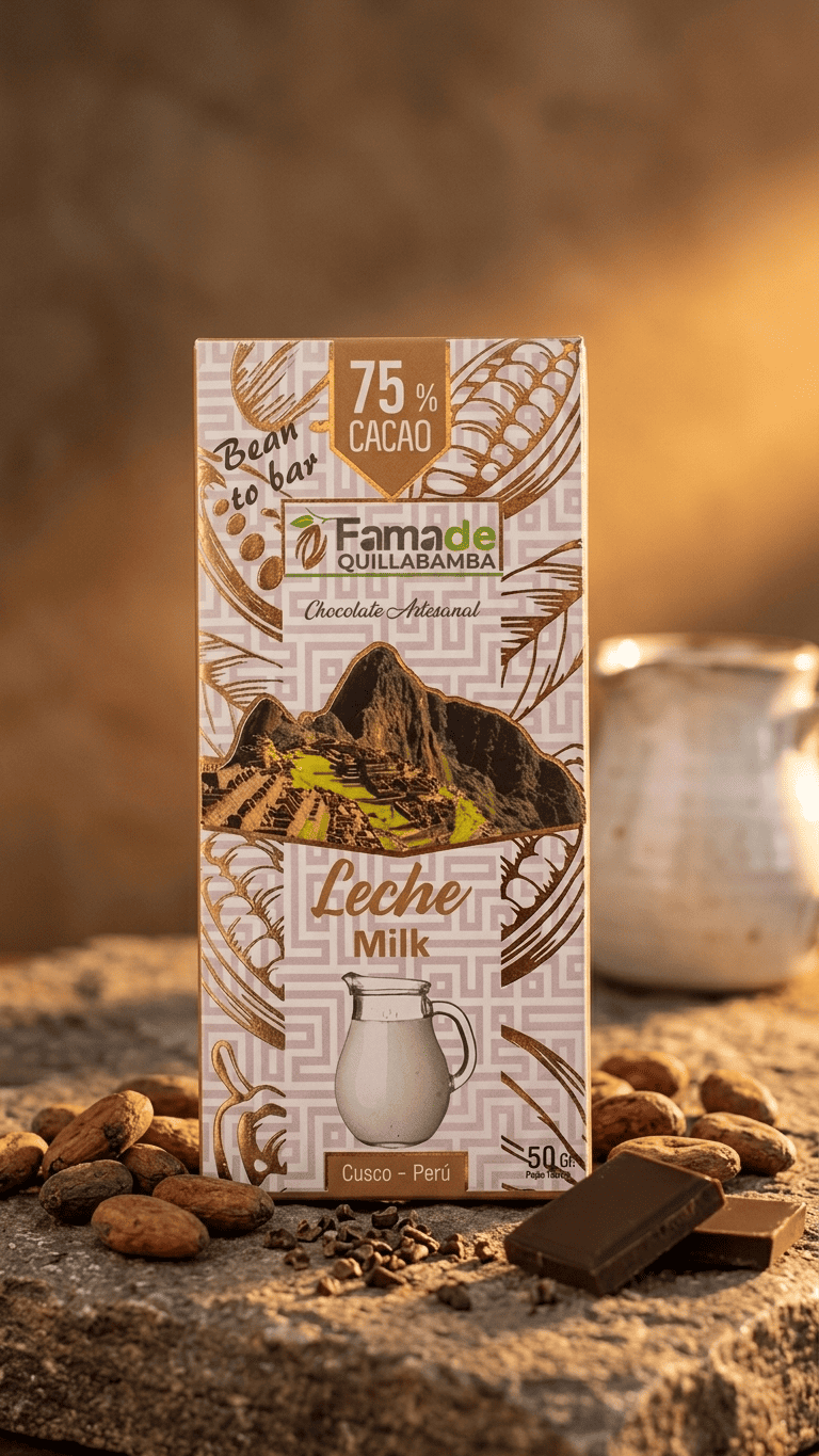 Chocolate con Leche 75% Cacao | Barra 50 g - Imagen 3