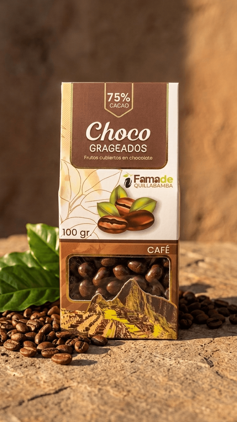 Granos de Café con Chocolate 75% Cacao: imagen 2