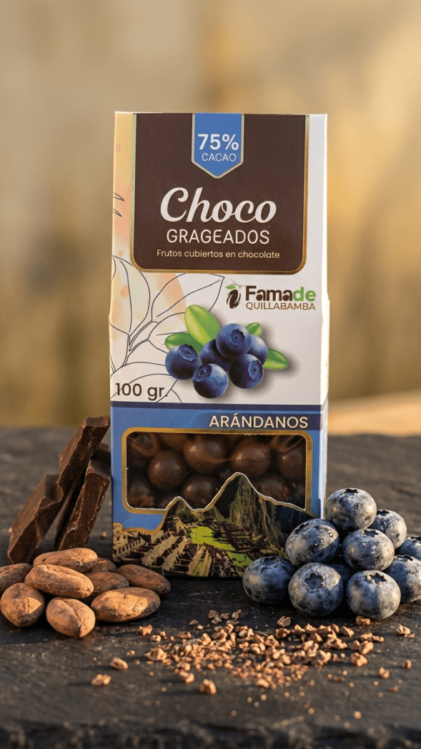 Arándanos con Chocolate 75% Cacao