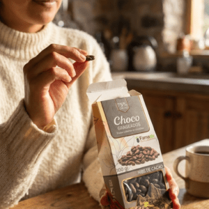 Nibs de Cacao con Chocolate 75% Cacao: imagen 2
