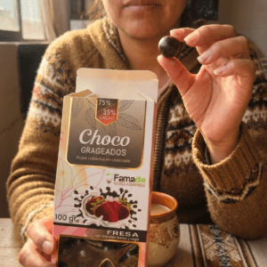 Fresa con Chocolate 75% Cacao: imagen 2