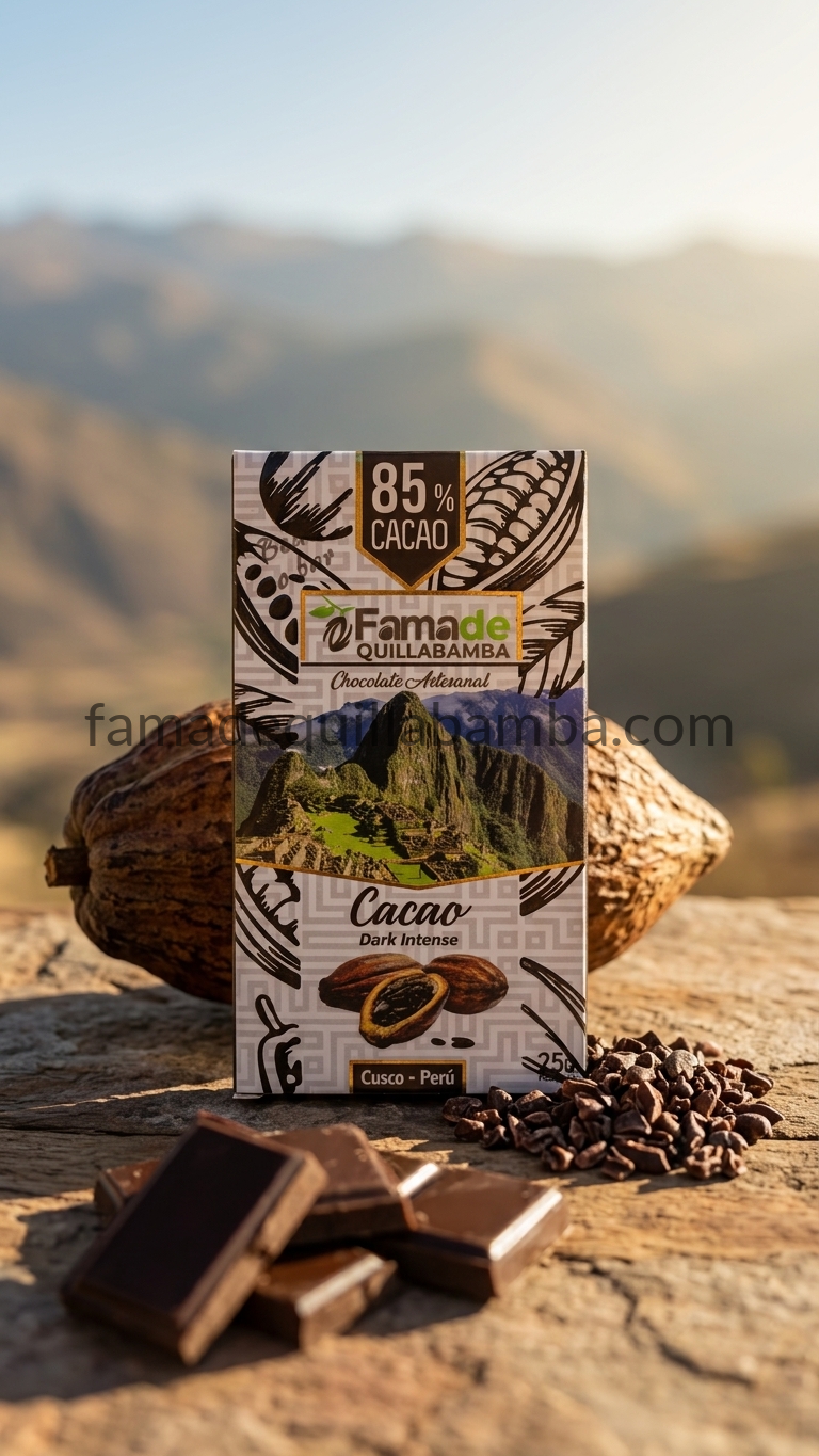 Cacao Intenso 85% | Chocolate Oscuro Artesanal 25 g - vista 3
