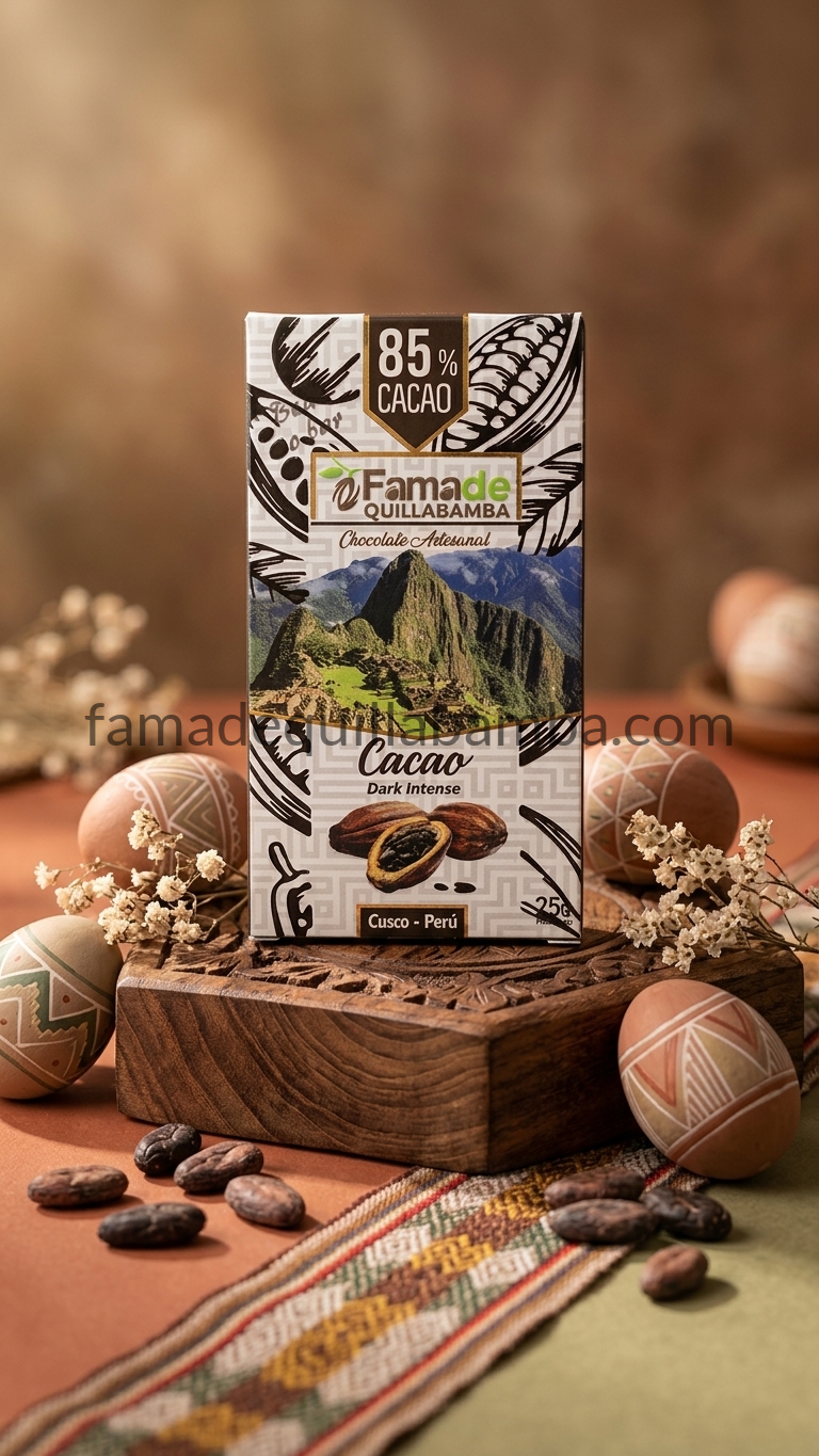 Cacao Intenso 85% | Chocolate Oscuro Artesanal 25 g - vista 4