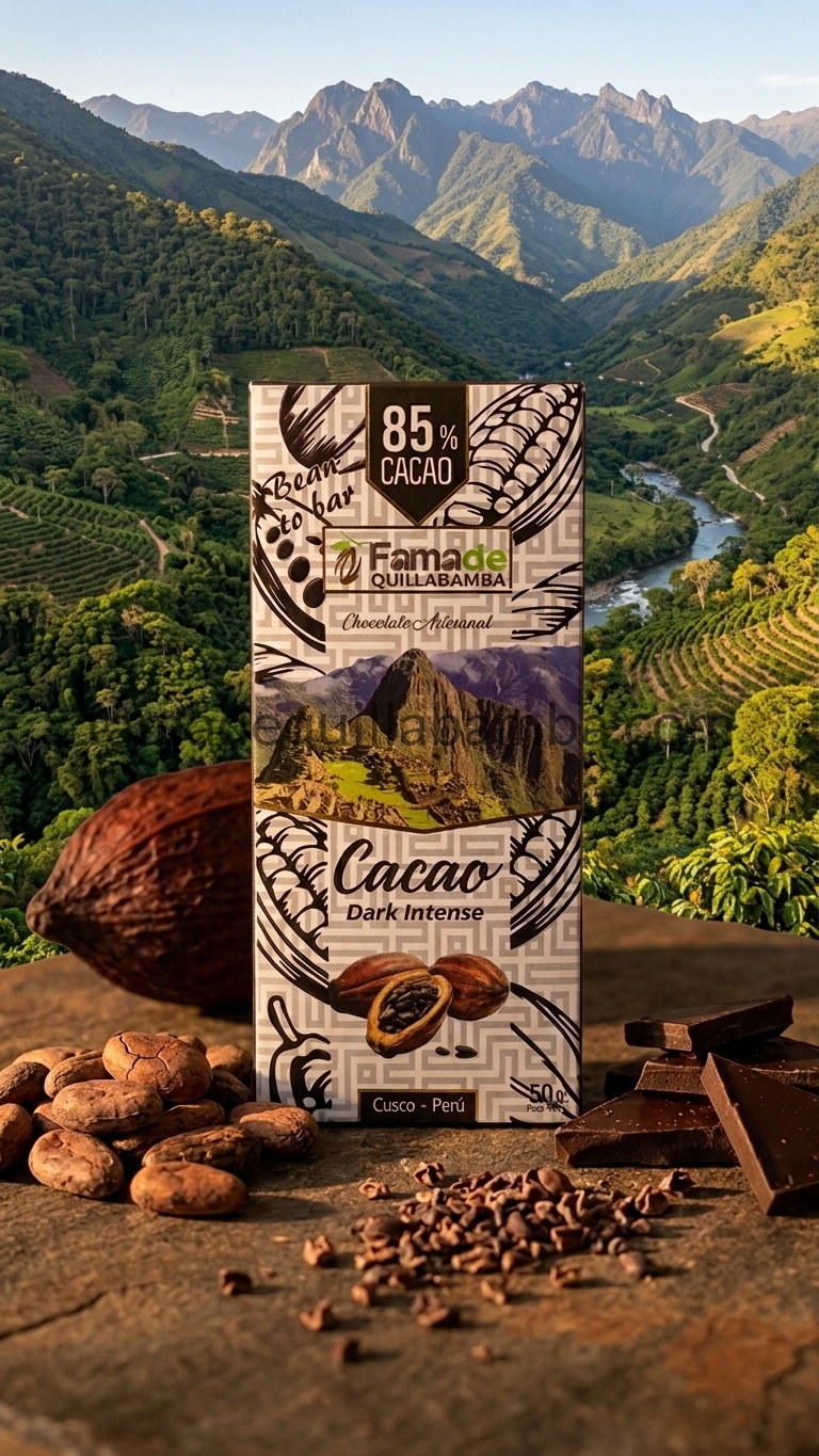 CHOCOLATE 85% - Cacao Intenso - Barra 50 gr - Vista 3