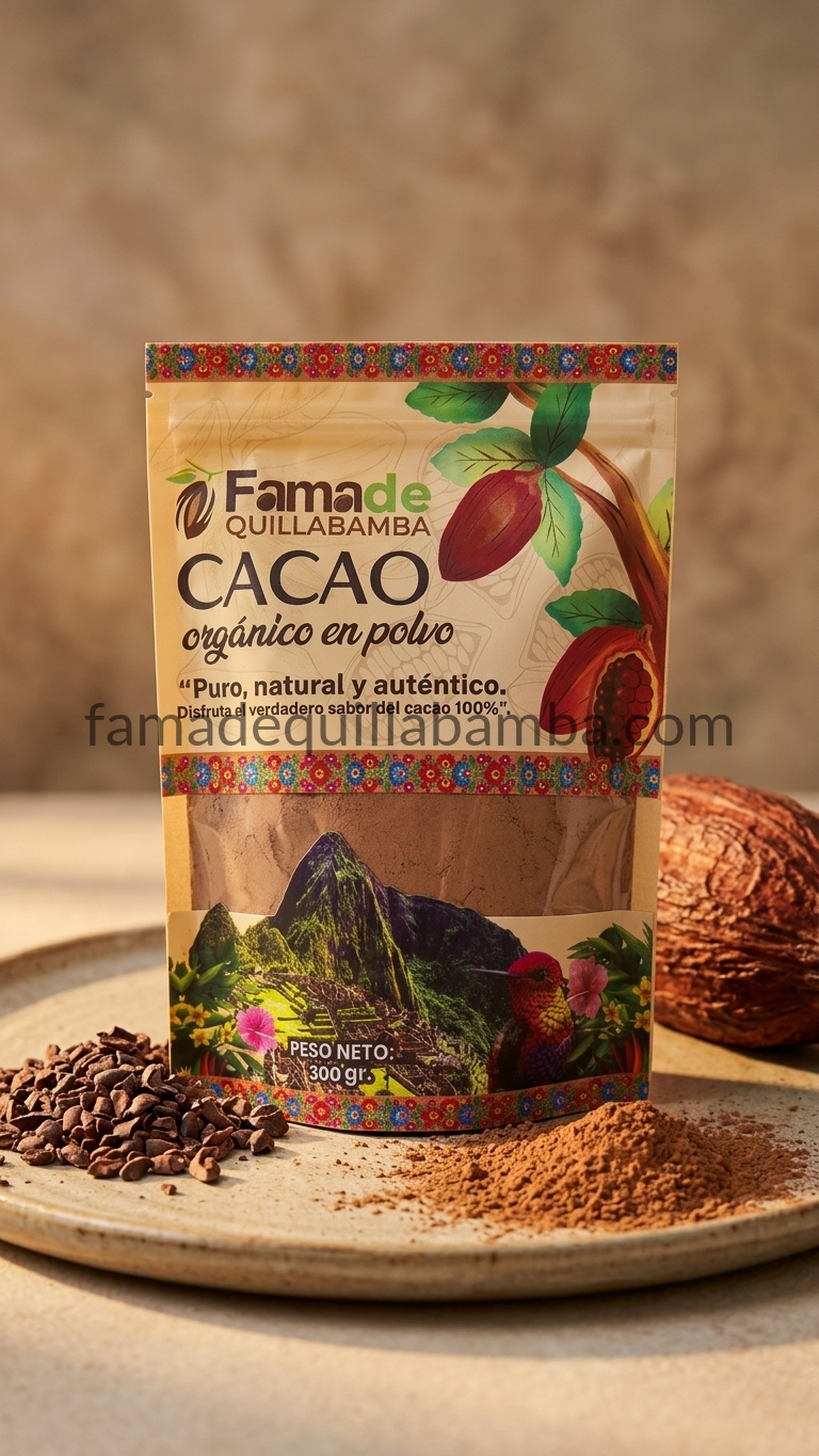 Cacao en Polvo Orgánico Puro | Origen Quillabamba, Cusco | 300 g - vista 6