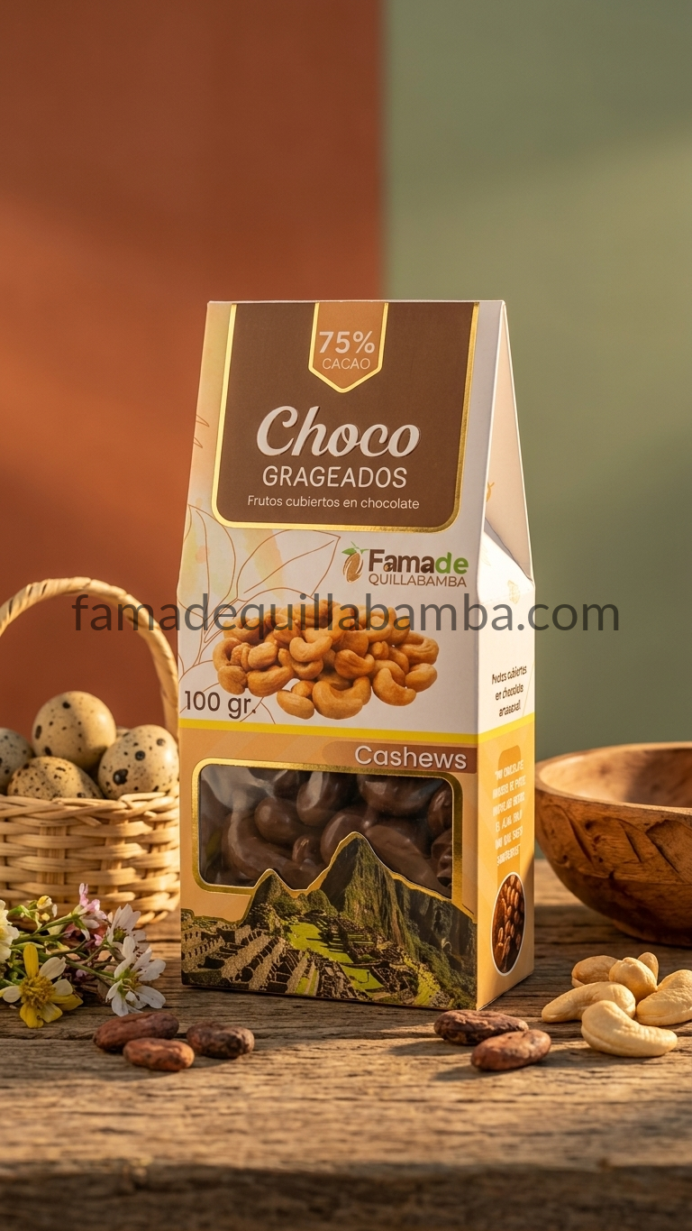 Casho con Chocolate 75% Cacao | 100 g - vista 4