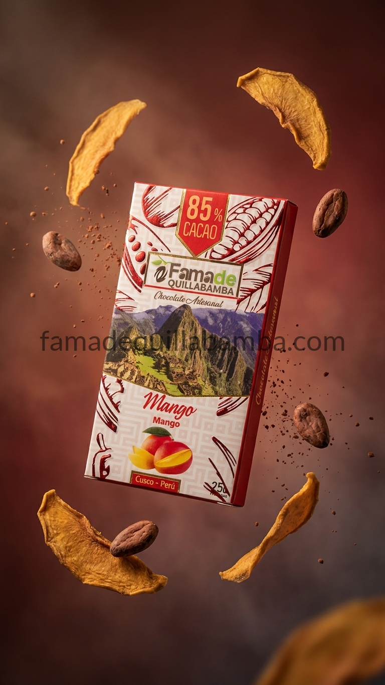 Chocolate con Mango 85% Cacao | Barra 25 g - vista 3