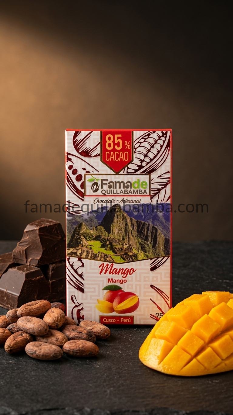 Chocolate con Mango 85% Cacao | Barra 25 g - vista 4