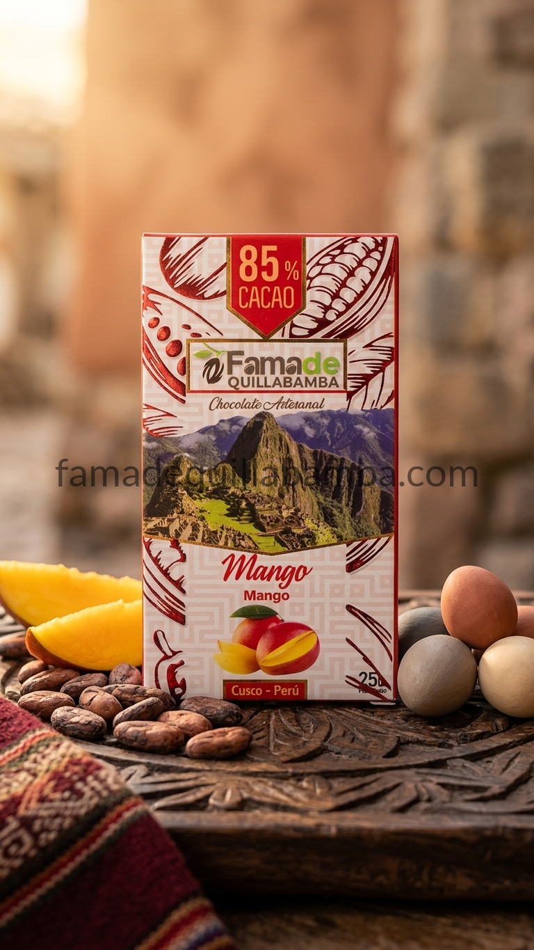 Chocolate con Mango 85% Cacao | Barra 25 g - vista 7