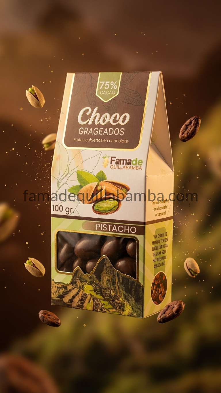 Pistacho con Chocolate 75% Cacao | 100 g - vista 6