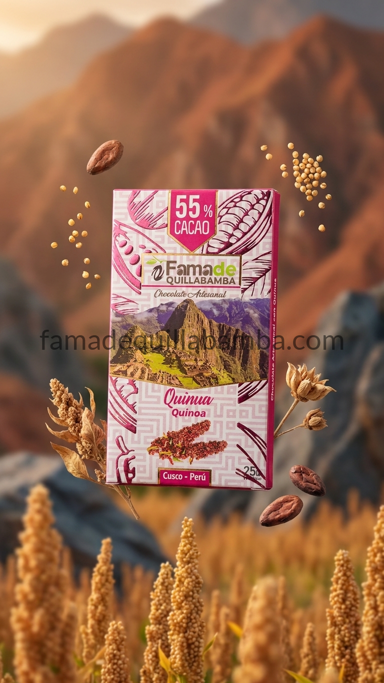 Chocolate con Quinua 55% Cacao | Barra 25 g - vista 2