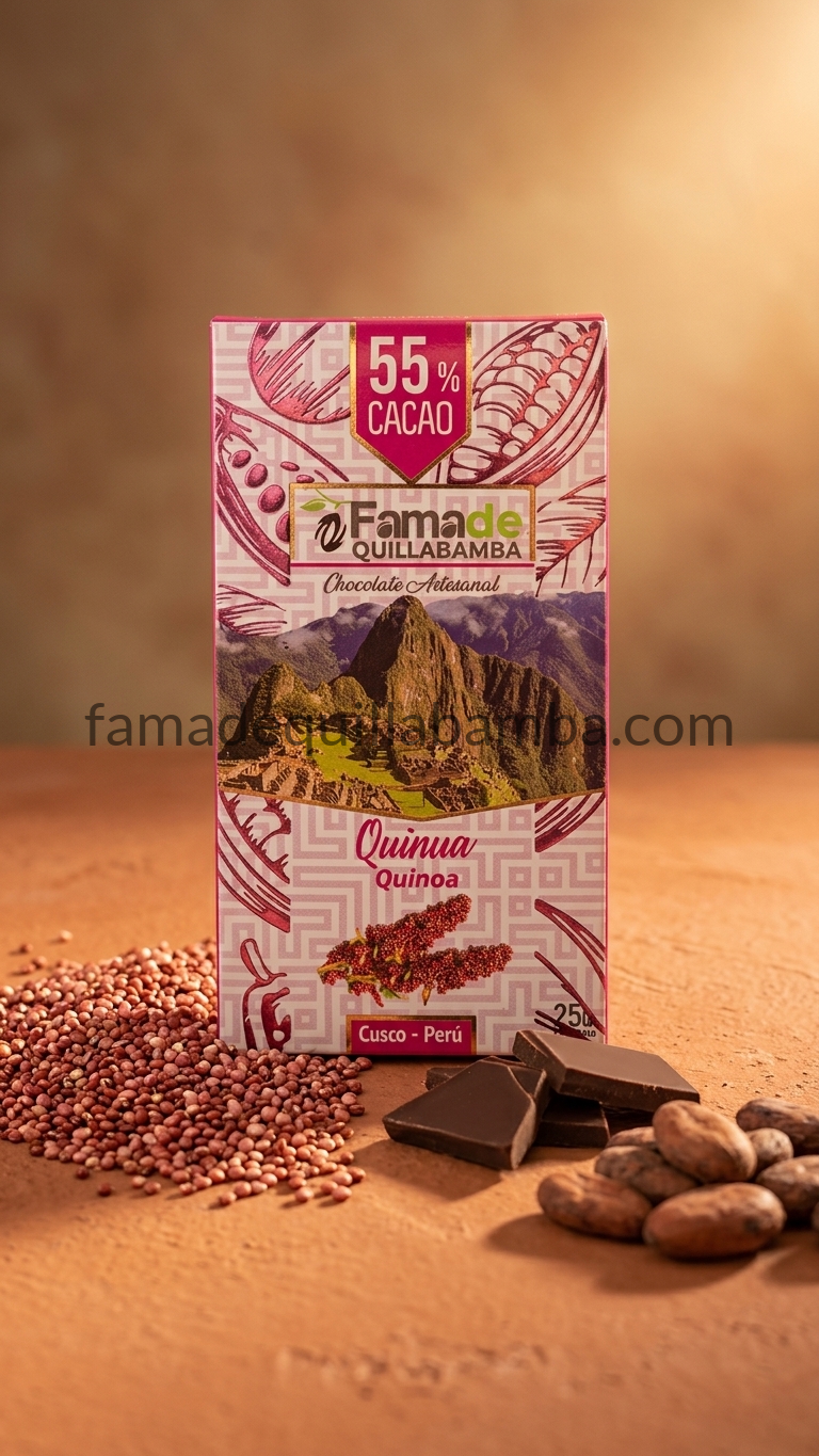 Chocolate con Quinua 55% Cacao | Barra 25 g - vista 3