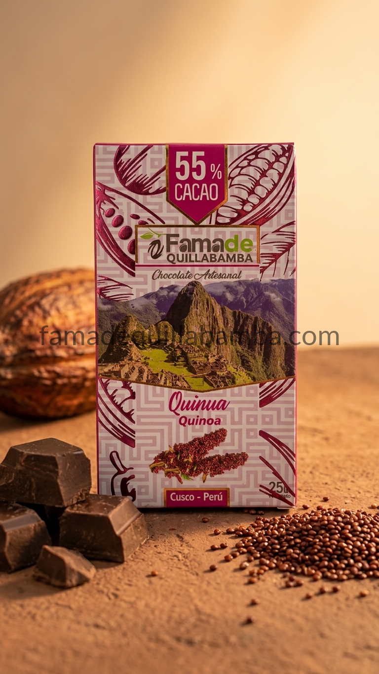 Chocolate con Quinua 55% Cacao | Barra 25 g - vista 4