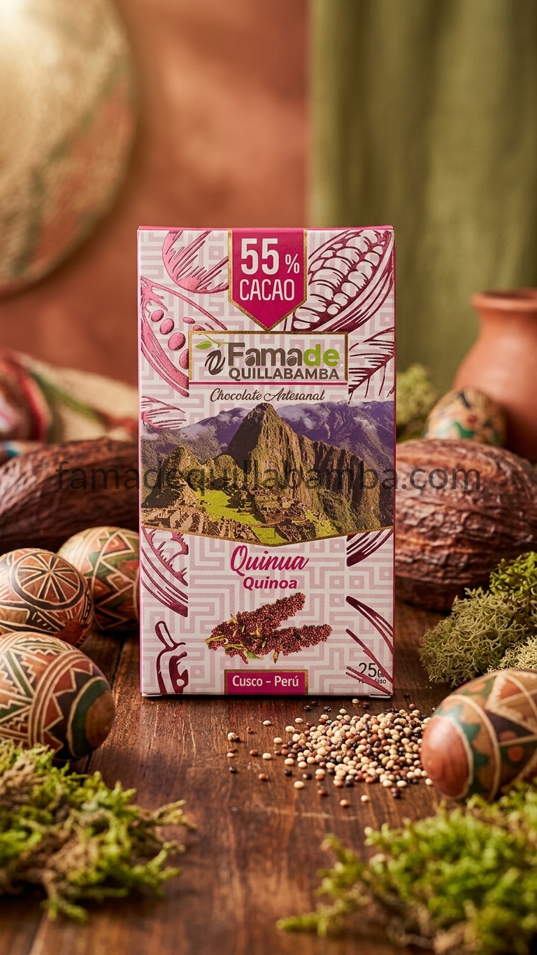 Chocolate con Quinua 55% Cacao | Barra 25 g - vista 6