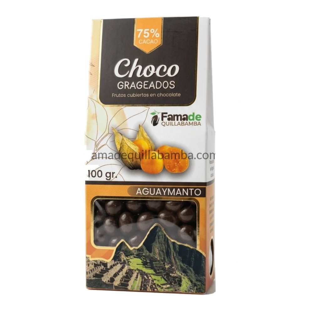 Aguaymanto con Chocolate 75% Cacao | 100 g