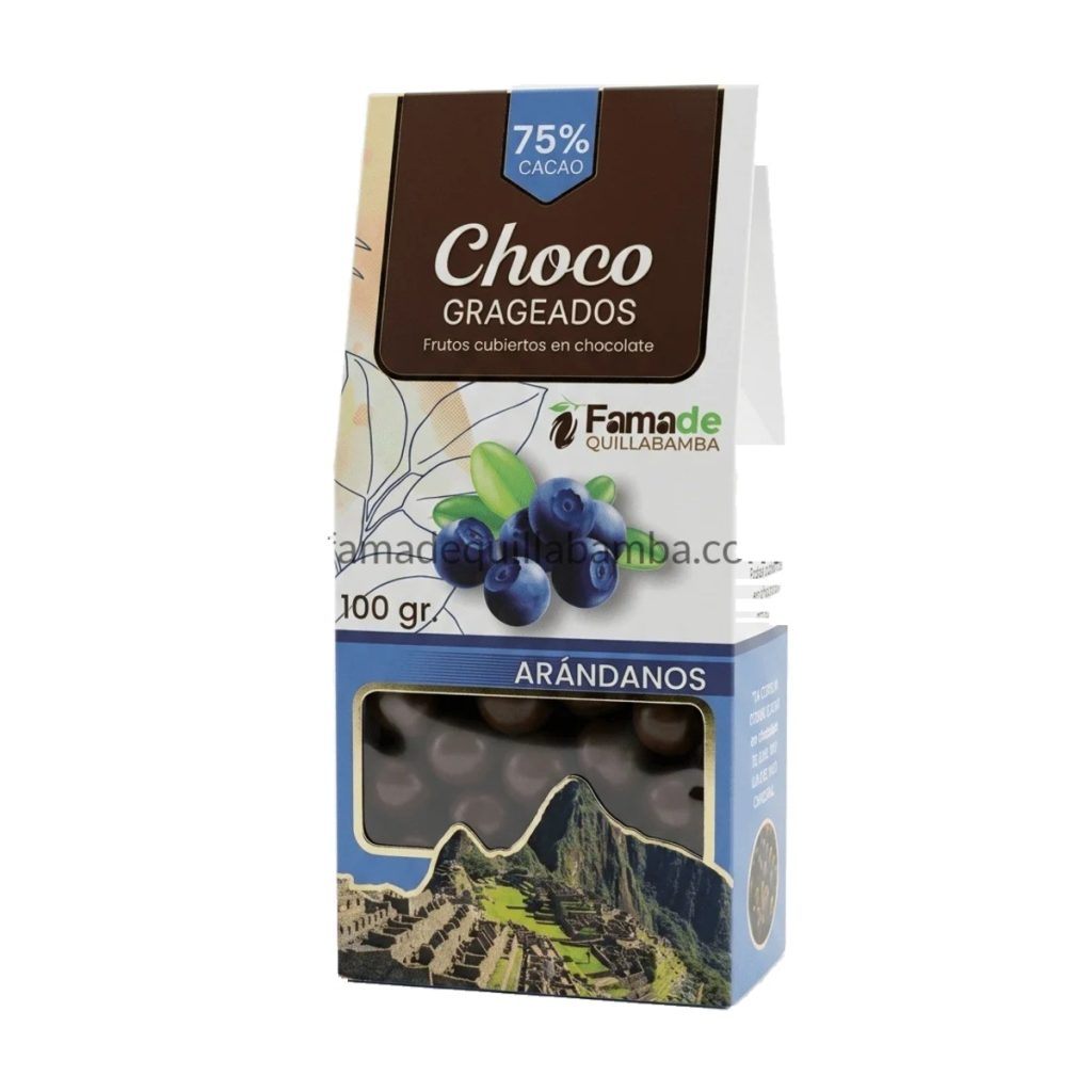 Arándanos con Chocolate 75% Cacao | 100 g