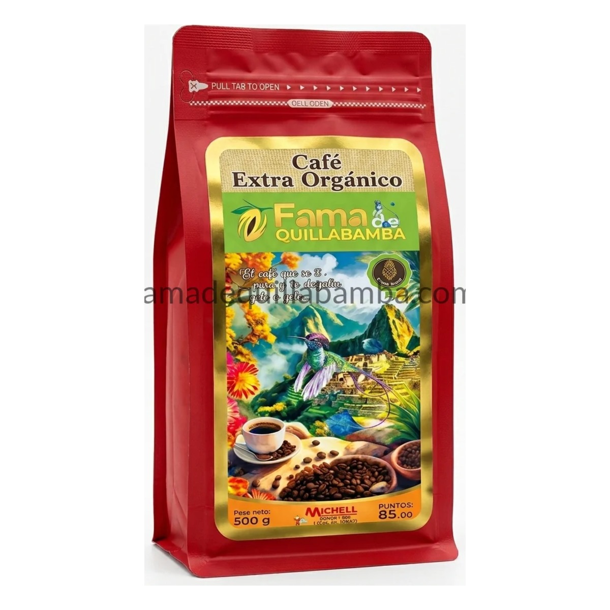 CAFÉ - Café Extra Orgánico 500 gr - Presentación estándar